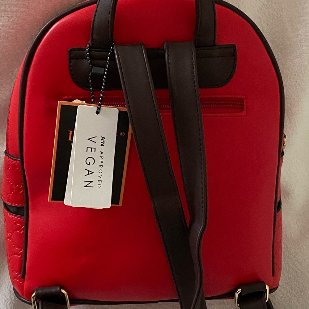 Diophy Red Backpack/Matching Wallet - Picture 3 of 7